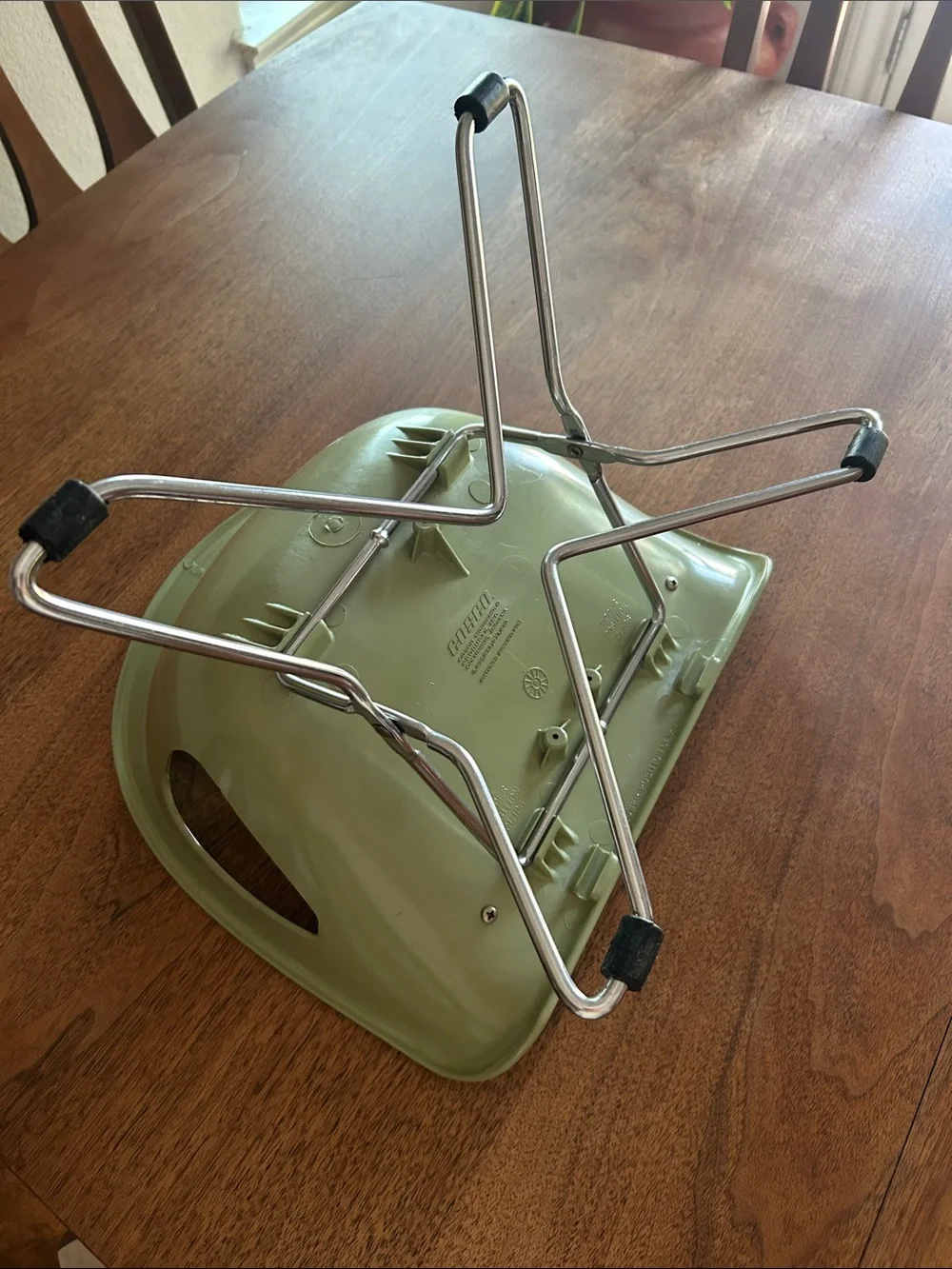 Cosco Avocado Green MCM Modern Accent Chair - child’s chair